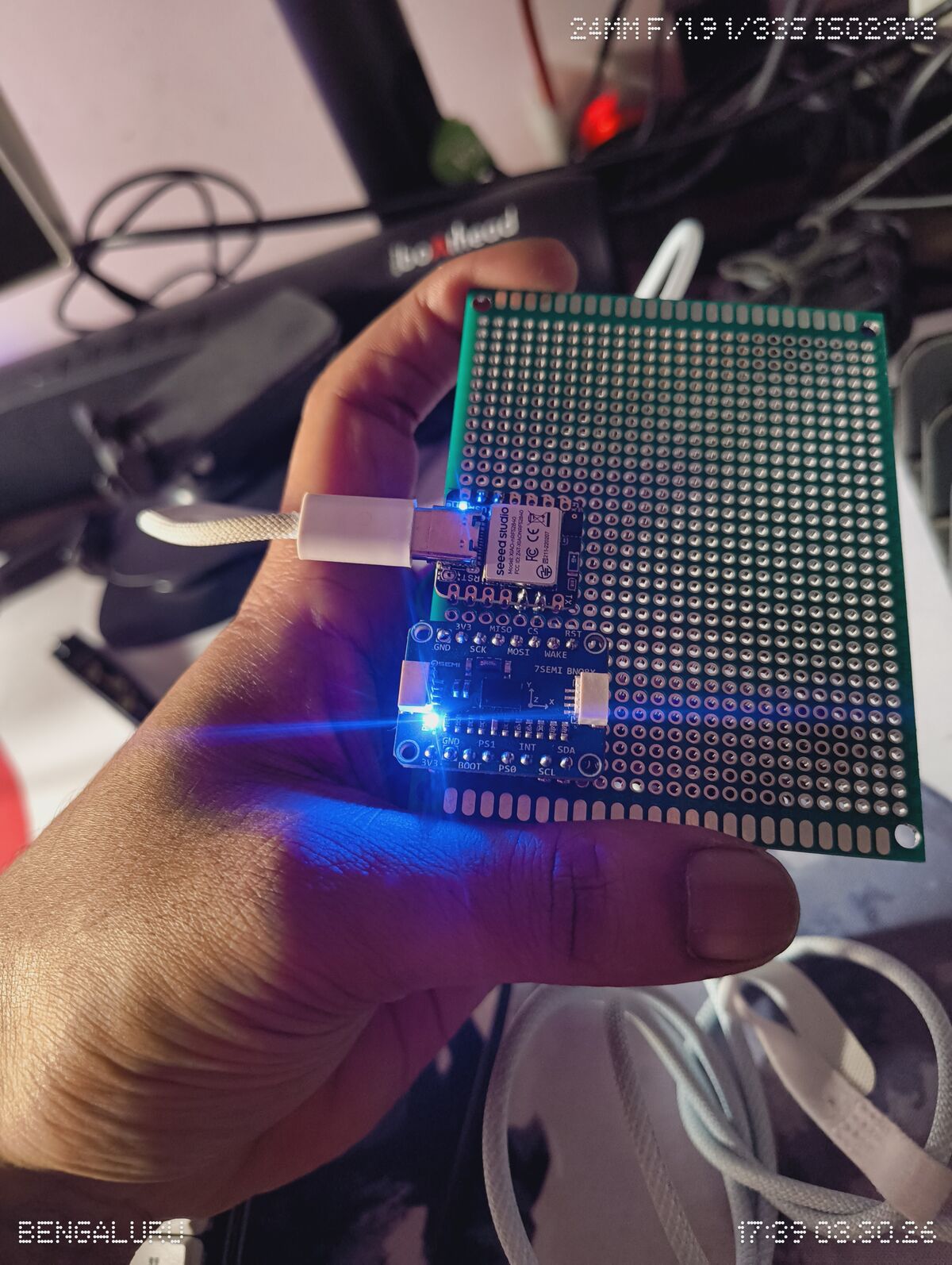 Early prototype — the hardware that will run RUNE-III